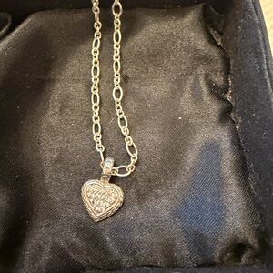 John Hardy, diamond pendant, heart necklace